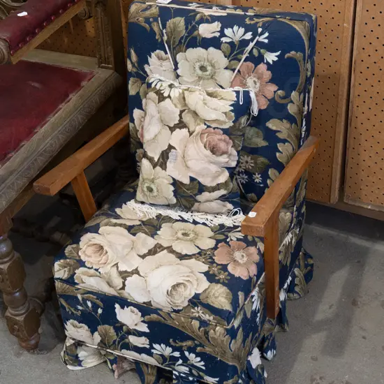 floral child's chair