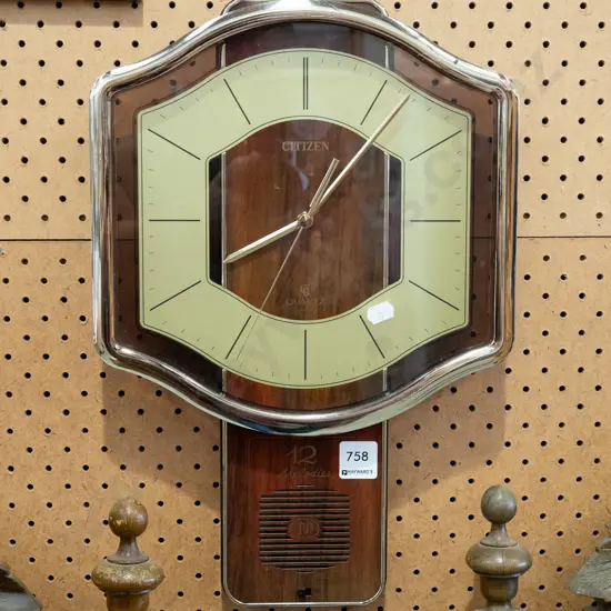 Citizens chiming wall clock