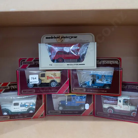 6x boxed Models of Yesteryear