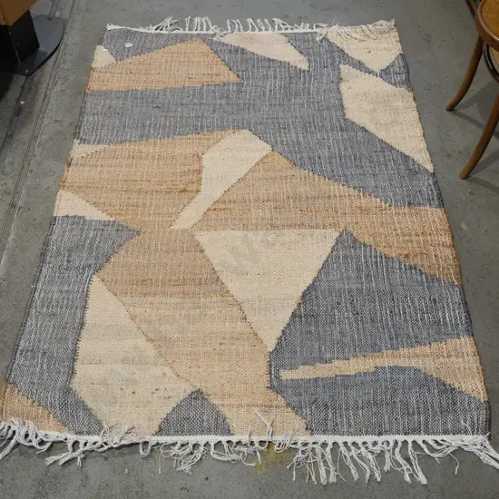 woven floor mat - browns, greys L790 W1230