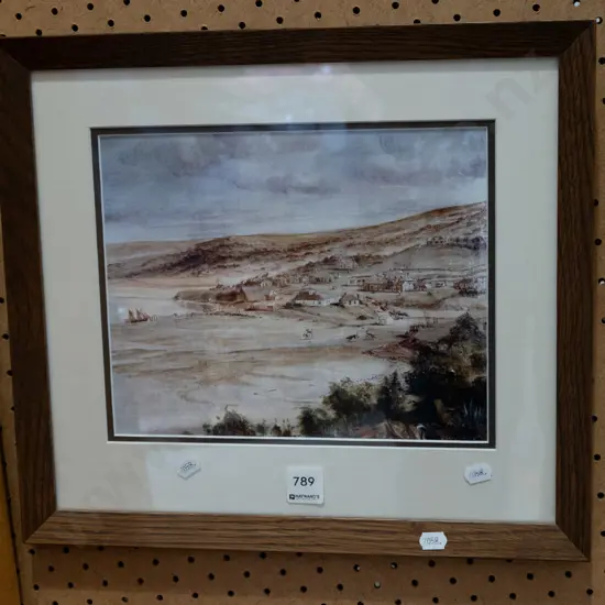 framed early Dunedin print