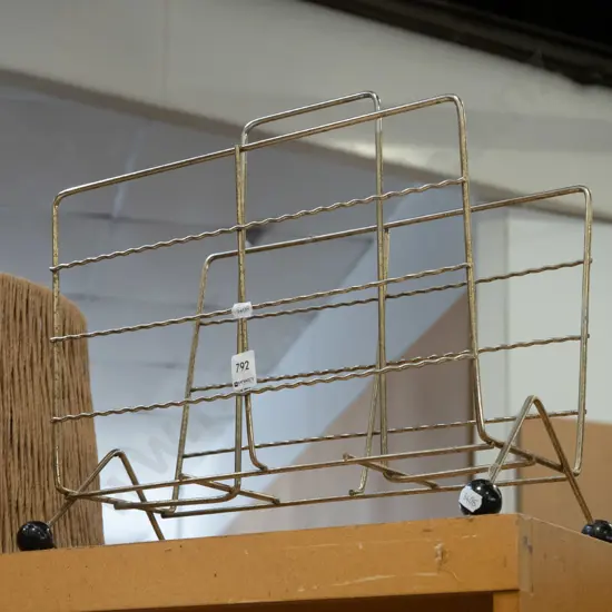 retro magazine rack