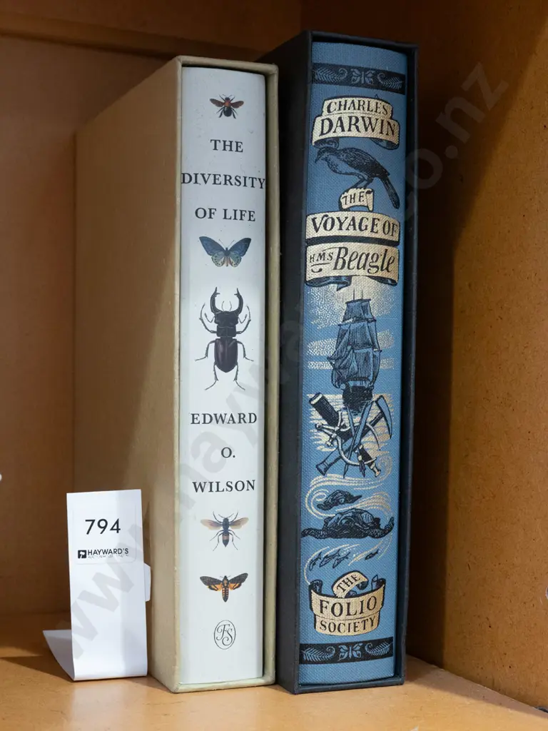 2x Folio Society natural history books Image 1++