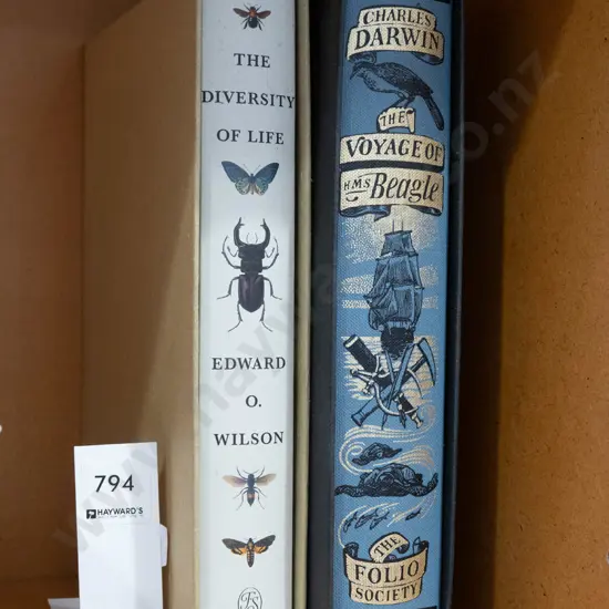 2x Folio Society natural history books