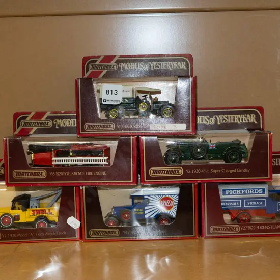 6x boxed Models of Yesteryear
