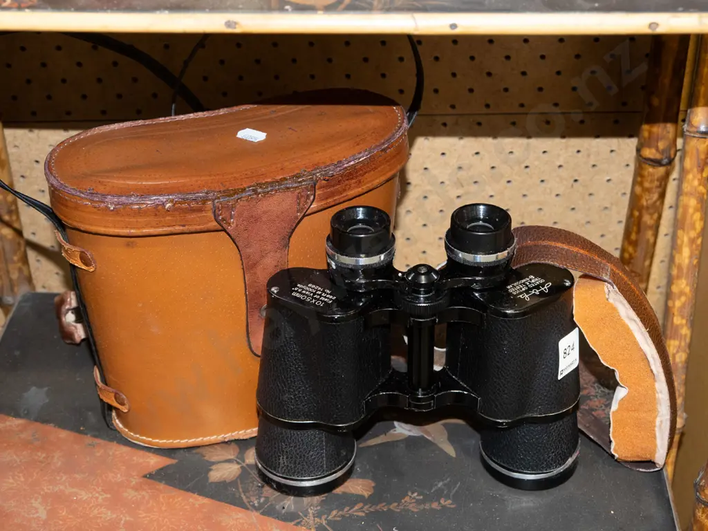 leather 10x50 field binoculars Image 1++