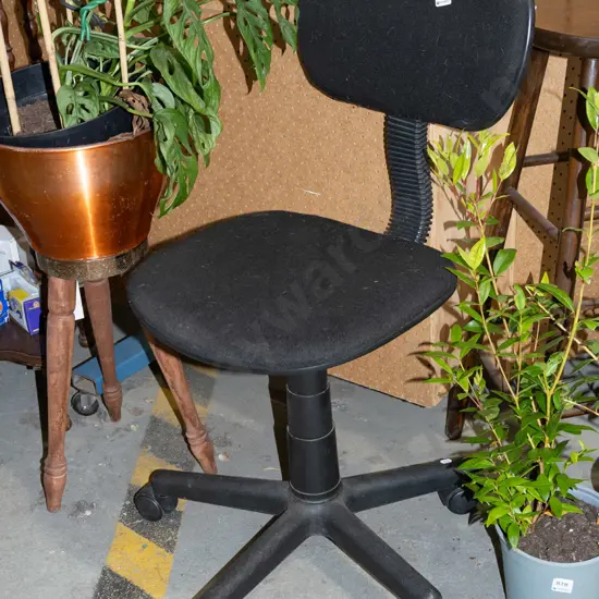 black office chair