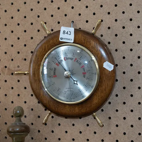 ship's wheel barometer
