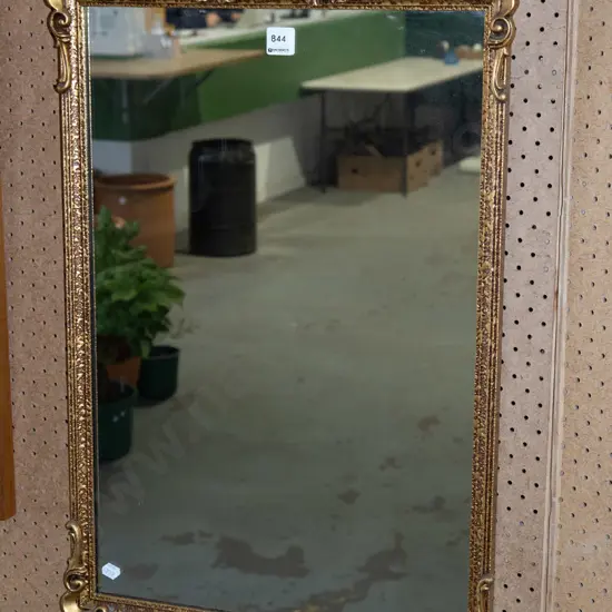 gilt framed wall mirror H710