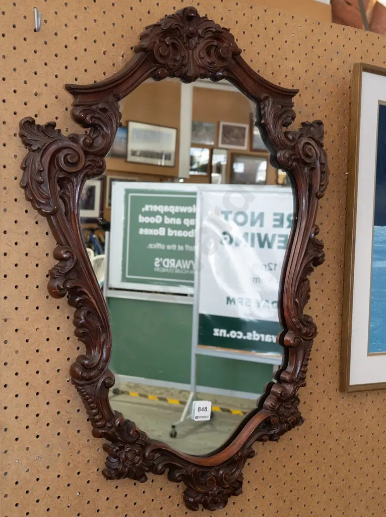 ornate wall mirror H670 Image 1++
