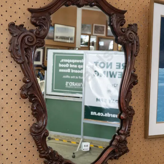 ornate wall mirror H670