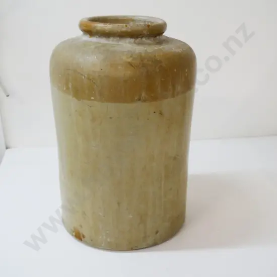 wide-mouth stoneware crock - no maker's marks H-400 Diameter 260