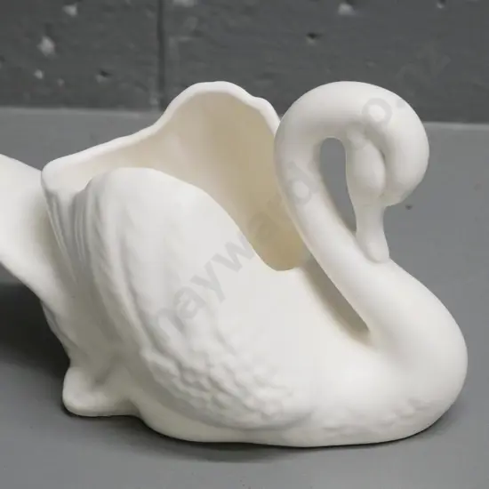 small Crown Lynn swan vase No. 154. H-105 L-145