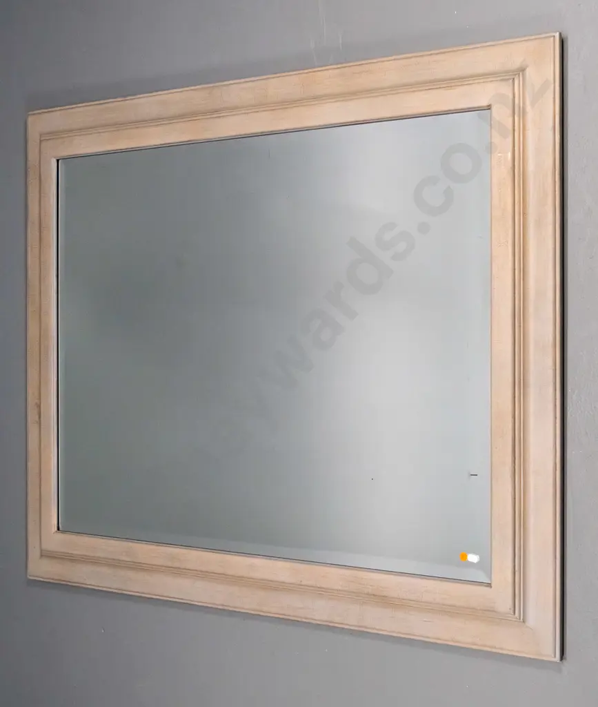framed bevelled edge wall mirror H-970 W-1220 Image 1++