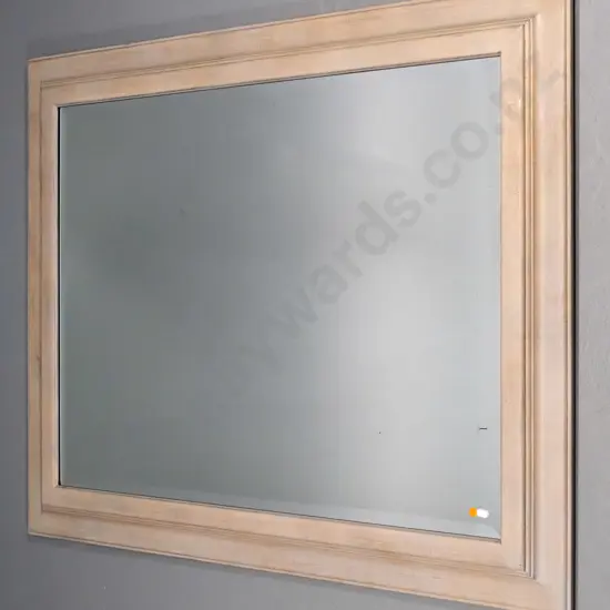 framed bevelled edge wall mirror H-970 W-1220