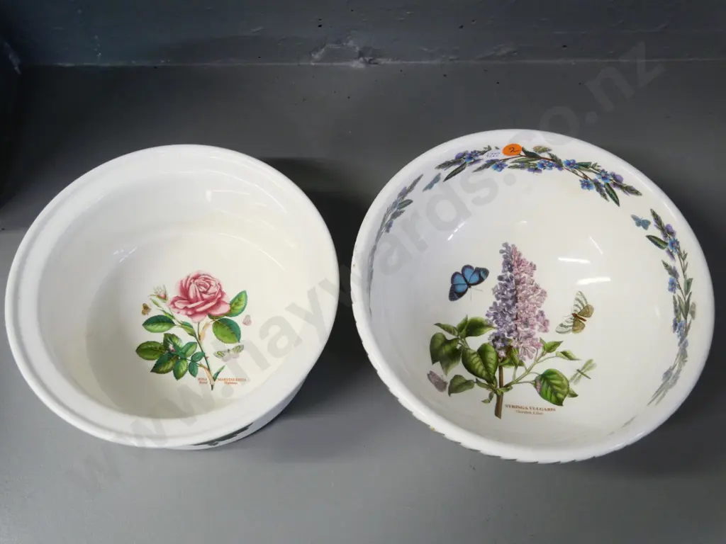 Portmeirion 'Botanic Garden' - salad bowl Diameter-230 and baking dish Image 1++