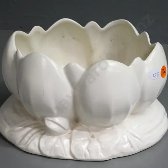 Clarice Cliff water lily float bowl H-120 L-210
