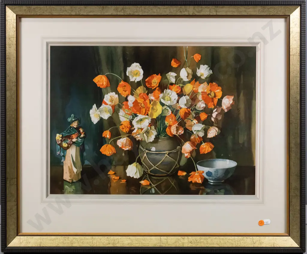 gilt framed print - still life H-370 W-510 Image 1++