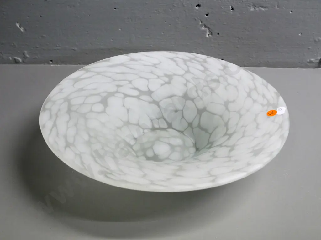 art glass mottled pattern bowl - Diameter 330 Image 1++