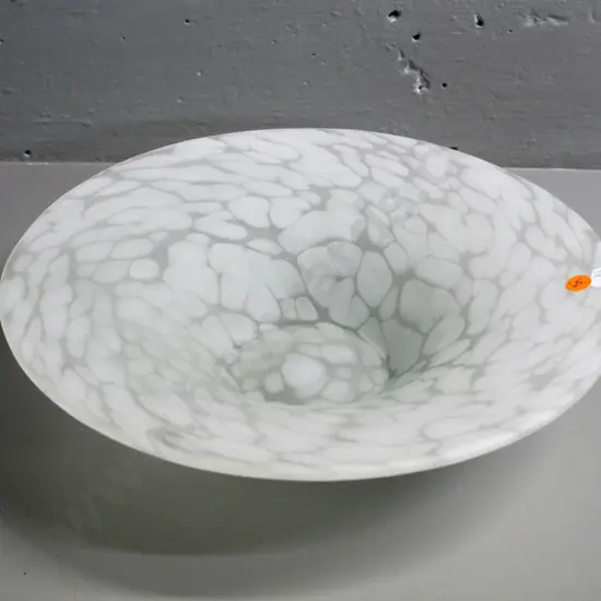art glass mottled pattern bowl - Diameter 330