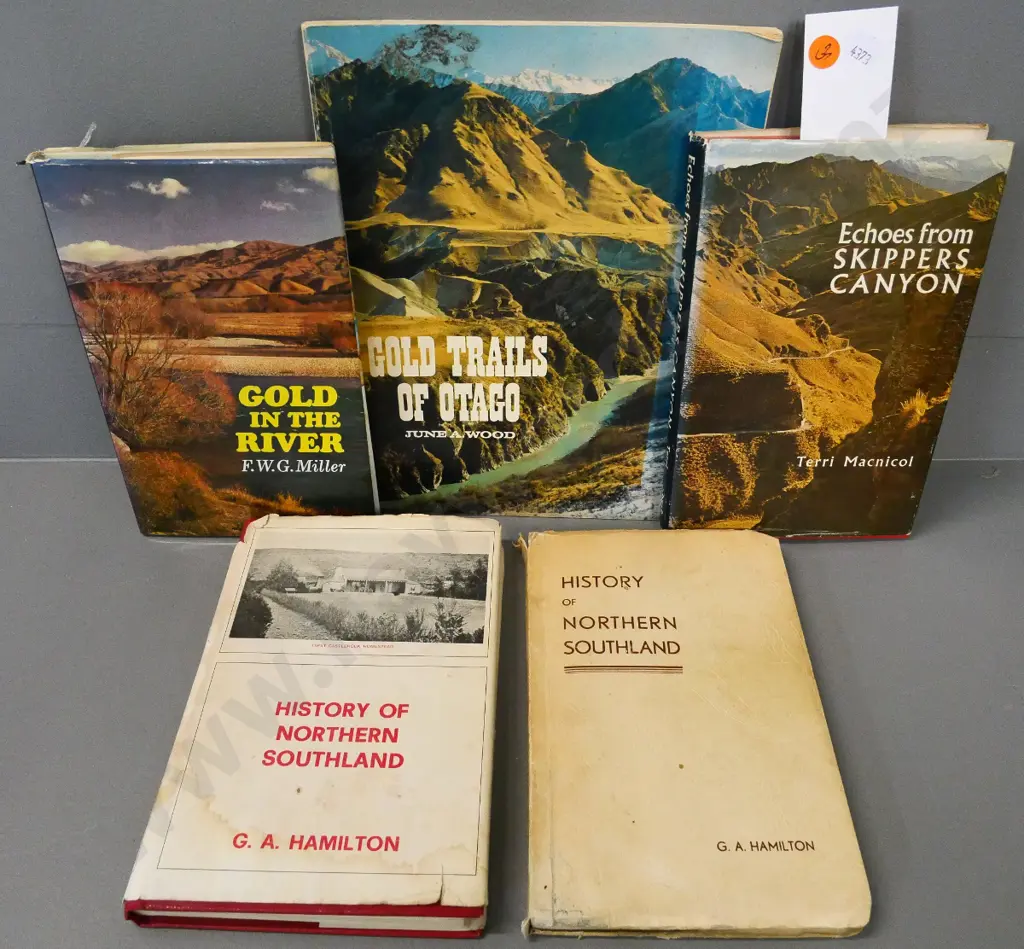 5 New Zealand South Island histories - Central Otago, Northern Southland, Skipper's Canyon etc. Image 1++