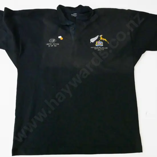 2001 Australia / New Zealand / South Africa series - Limited edition 8/50 rugby top - size XXXL