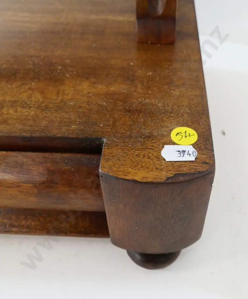 tilting dressing table mirror with 2 jewellery drawers, slight damage to veneer  H-680 W-560 D-250 Image 1++