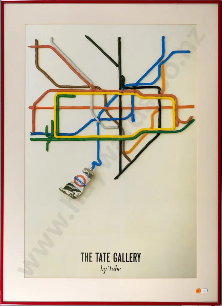 framed Tate Gallery poster H-720 W-490 Image 1++