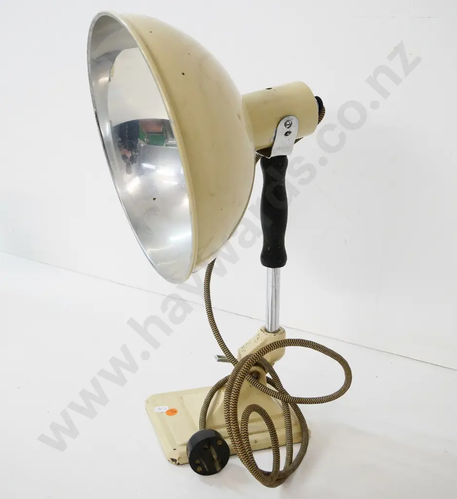 vintage adjustable heat lamp - maker's label worn off H-480 shade Diameter 270 Image 1++