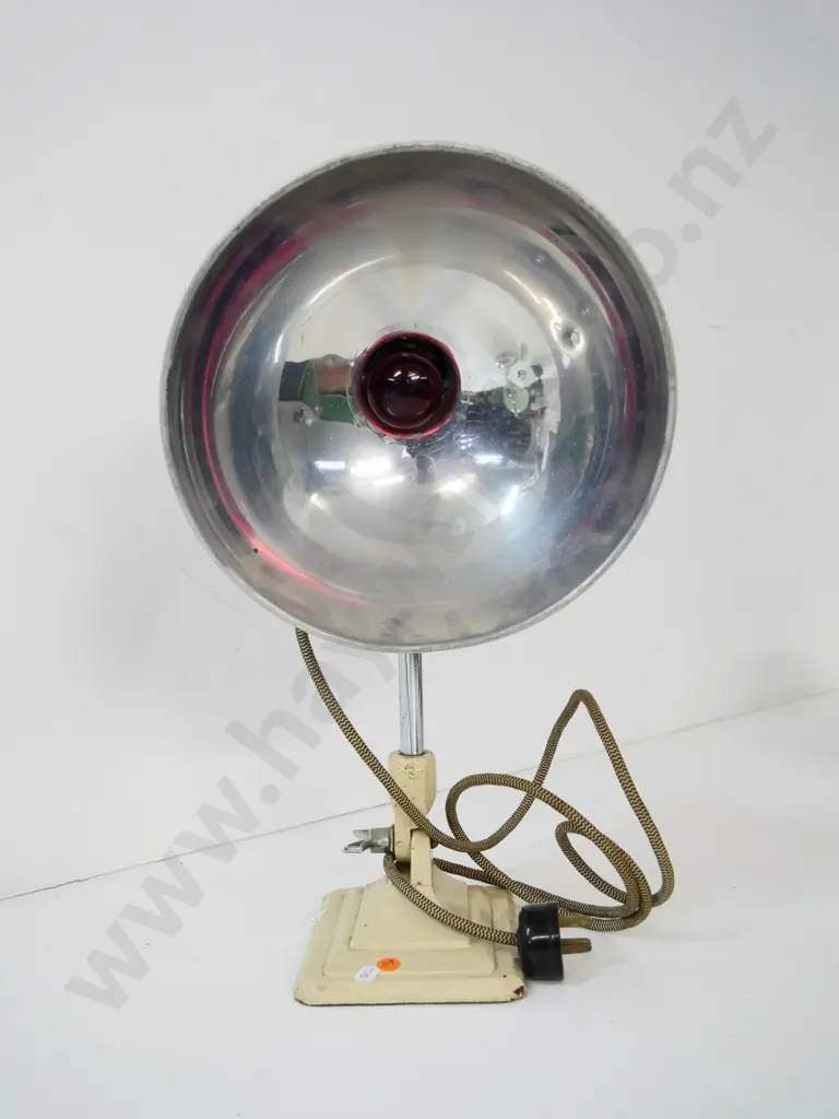 vintage adjustable heat lamp - maker's label worn off H-480 shade Diameter 270 Image 1++