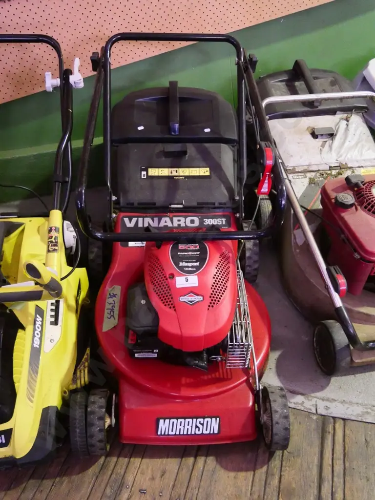 Morrison Vinaro 4-stroke lawnmower - untested - as-is, no returns Image 1++
