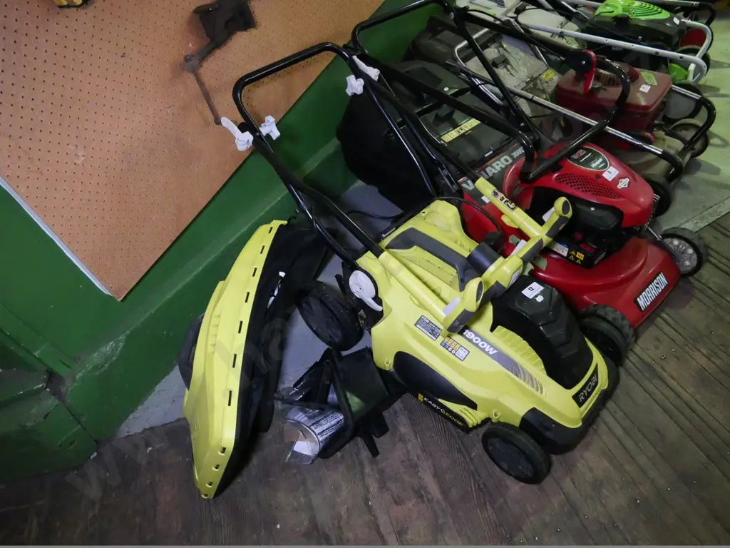 Ryobi corded electric lawnmower Image 1++
