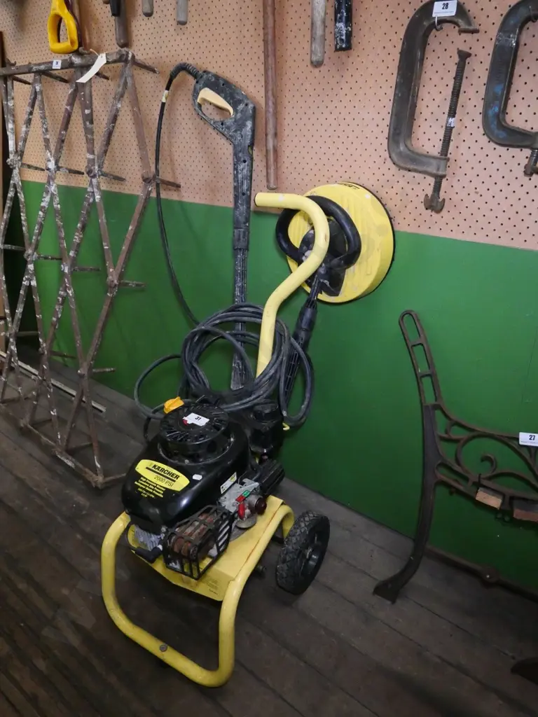 Karcher 4-stroke 2000 psi water blaster with deck attachment Image 1++