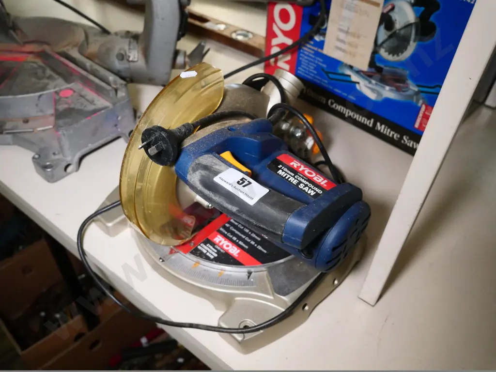 Ryobi 210mm compound mitre saw Image 1++