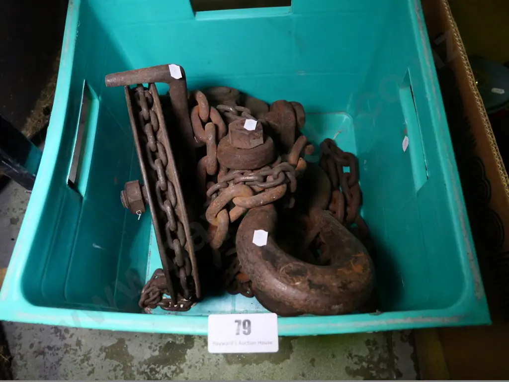 vintage heavy duty hoist Image 1++