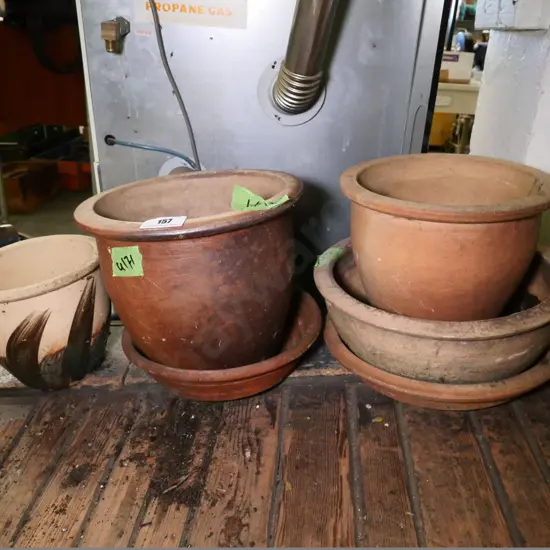 terracotta garden planters