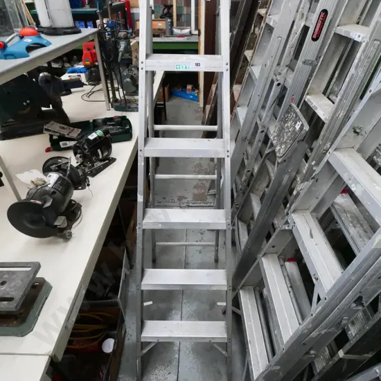 5-step aluminium ladder