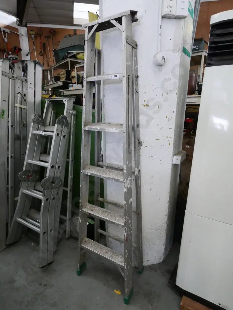 5-step aluminium ladder Image 1++