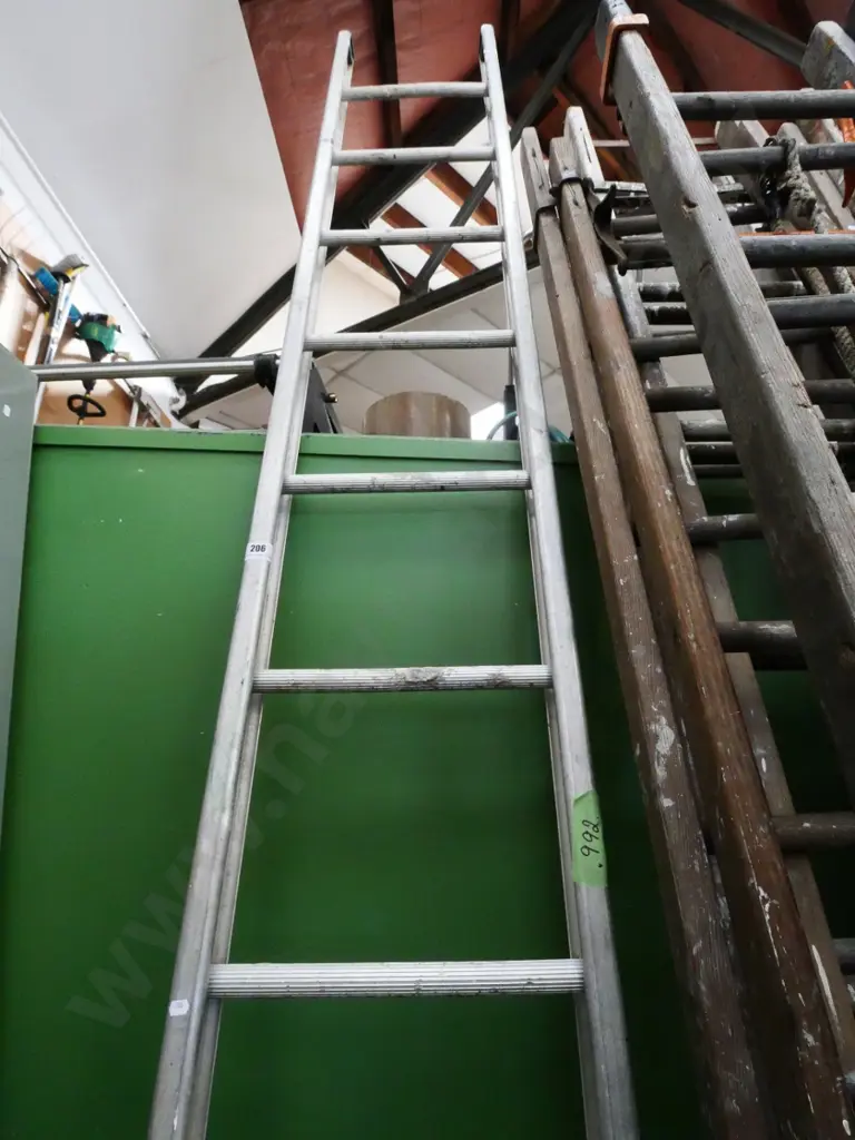 10-step aluminium rung ladder Image 1++