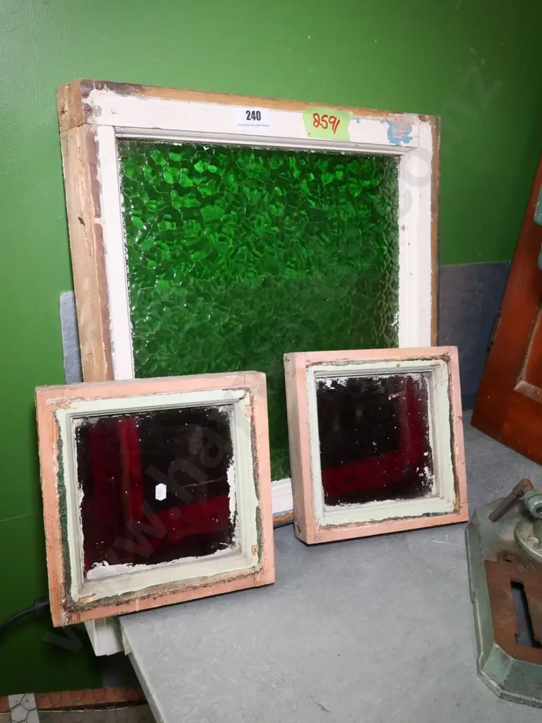coloured glass window panes Image 1++