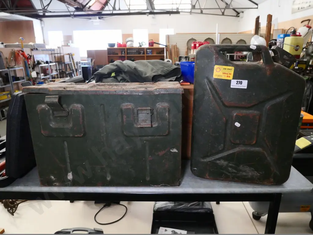 ammunition box and a jerry can Image 1++