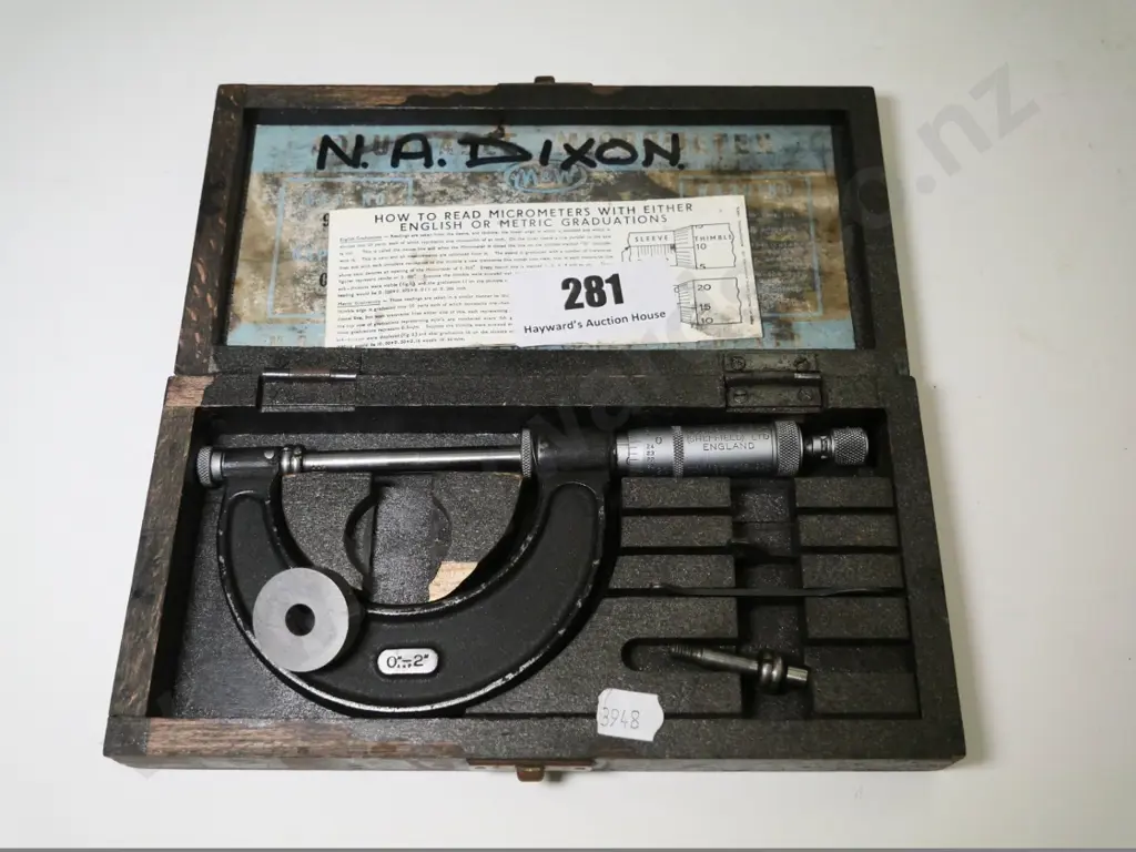 wood cased micrometers Image 1++