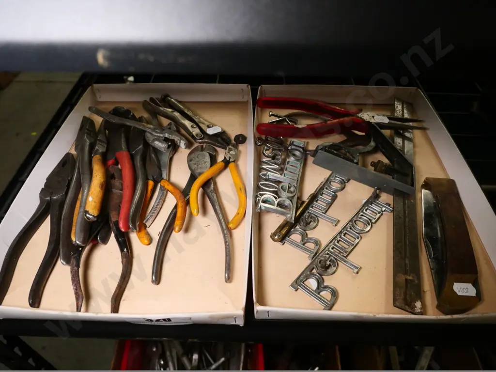 pliers, car badges, pocket knife, etc. Image 1++
