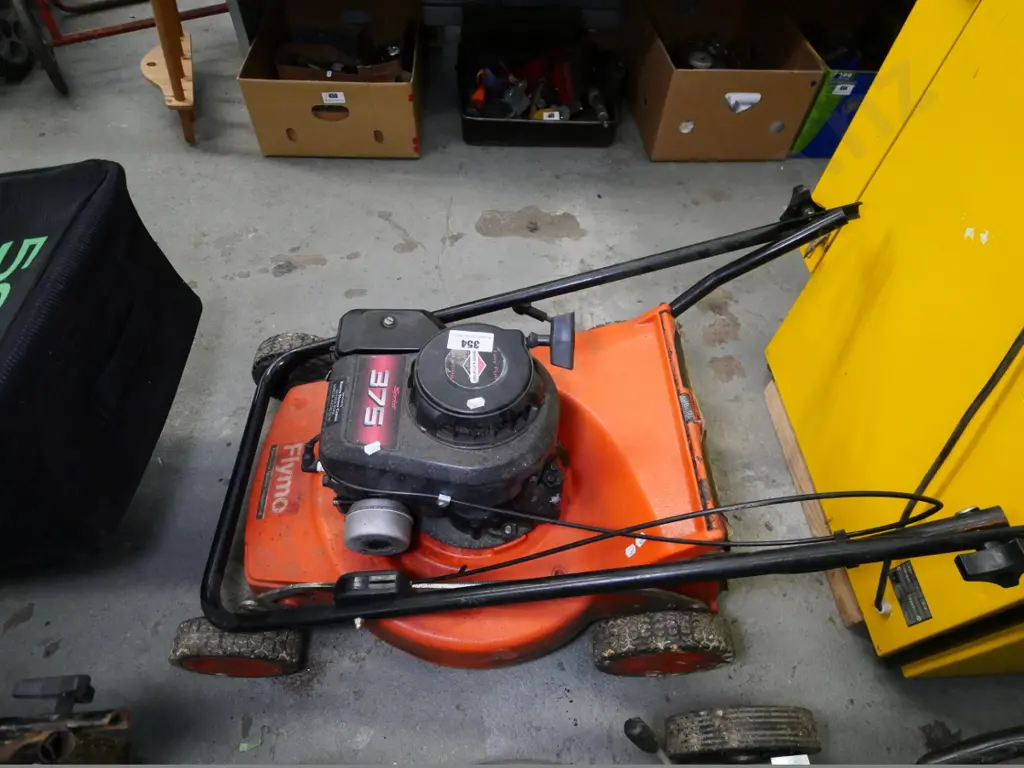 Flymo 4-stroke lawmmower - untested - as-is, no returns Image 1++