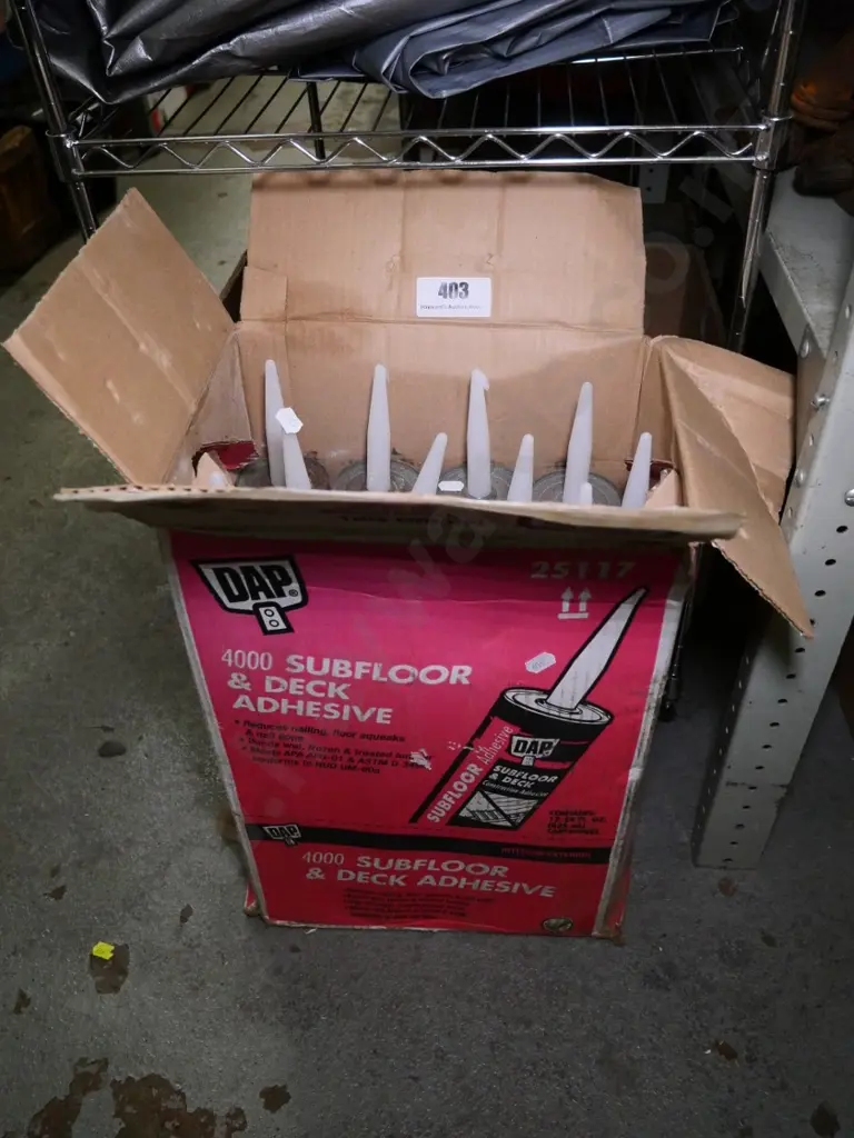 box of DAP sub-floor and deck adhesives Image 1++