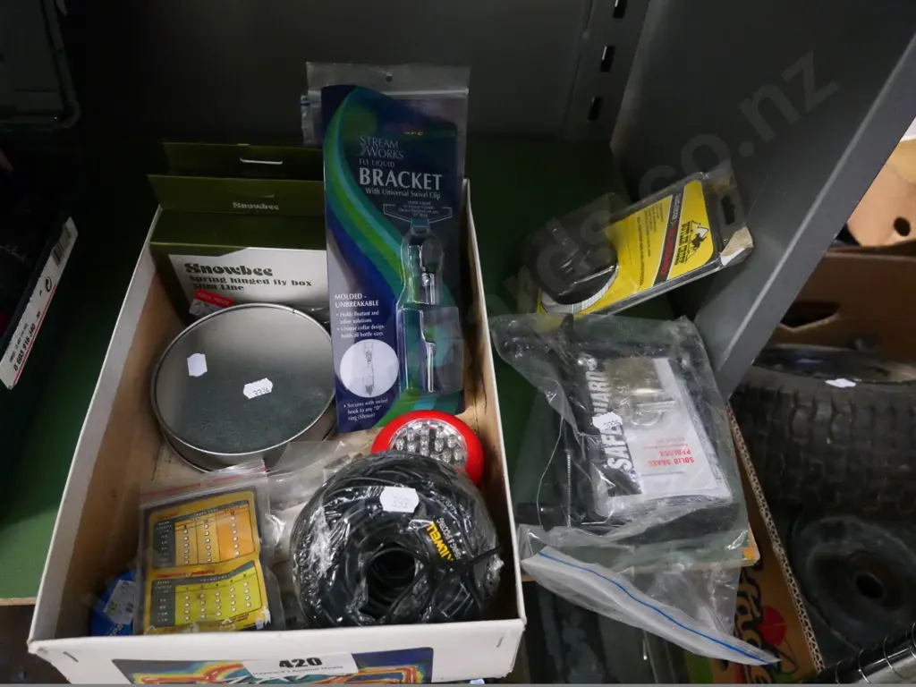 box of hunting and fishing accessories Image 1++