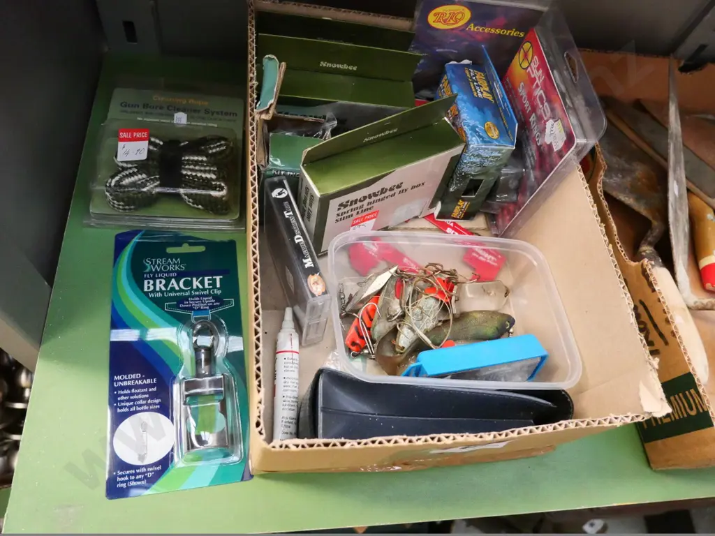 box of hunting and fishing accessories Image 1++