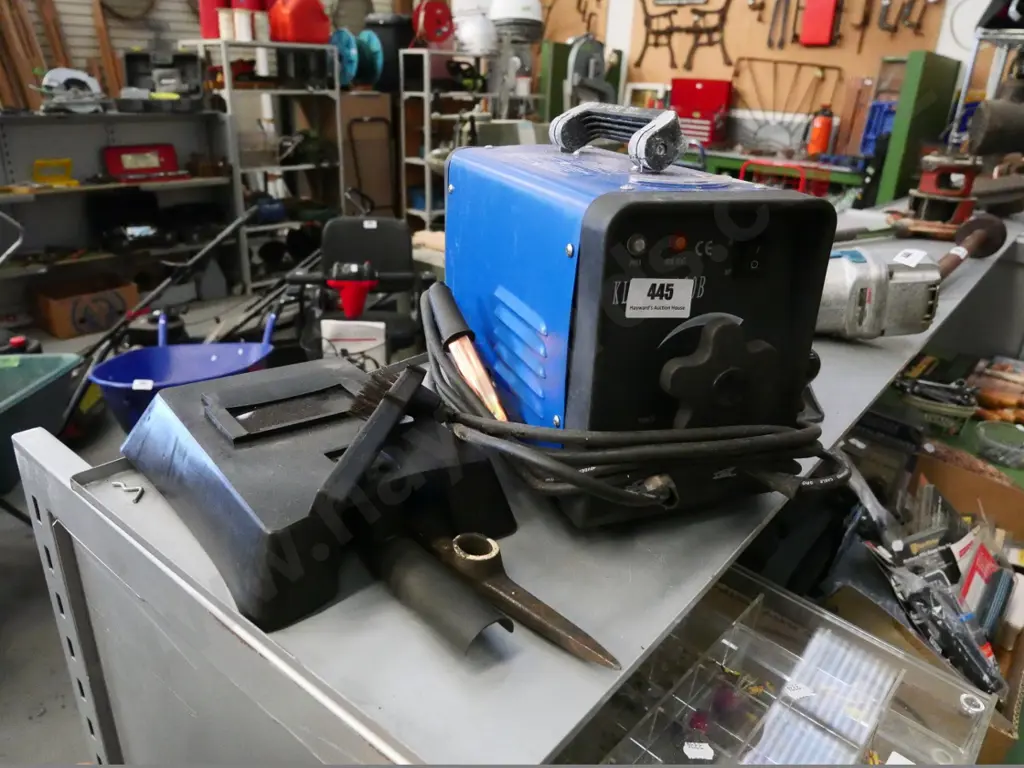 small arc welder, mask and accessories Image 1++