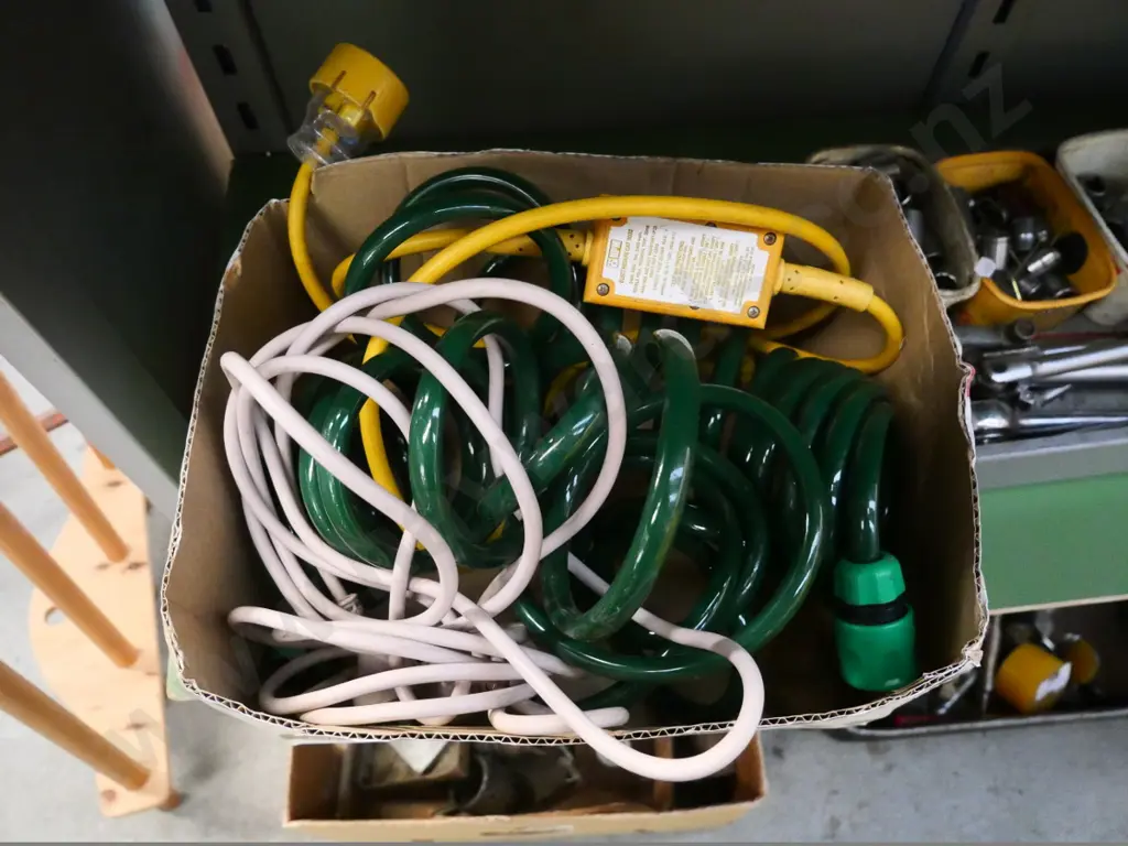 garden hose, extension cord, and RCD Image 1++