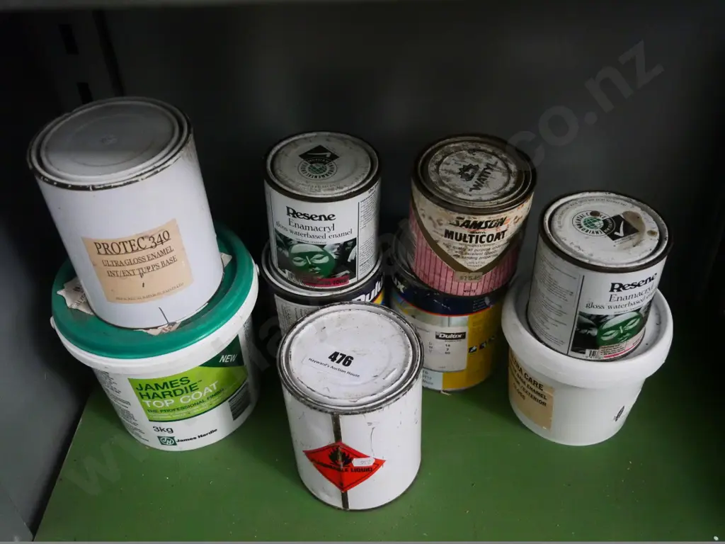 various tins of paint Image 1++